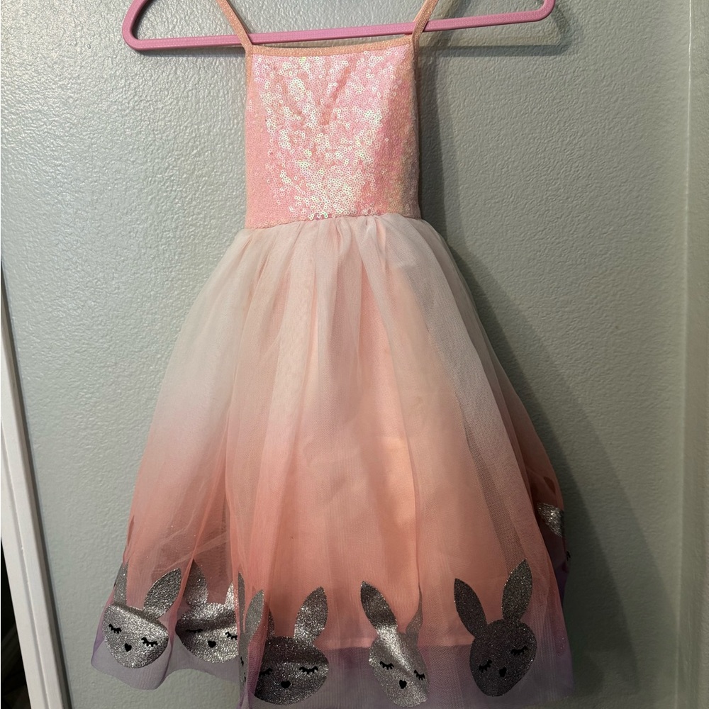 Zunie Girls Sequin Mikado Party / Easter Dress **Like New**